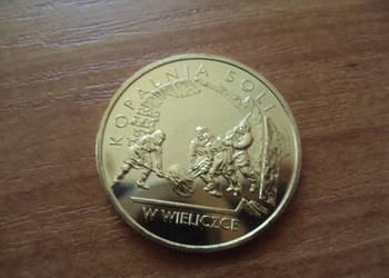 2 zł Kopalnia Soli w Wieliczce z 2001 r Mennicza i inne ogło