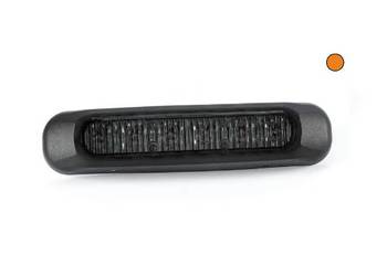 Lampa ostrzegawcza LED żółta, wersja DARK 12-36V z przewodem o długości 1 m