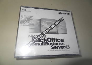 Program  Microsaft  BackOffice   Small Business  Server 4,5