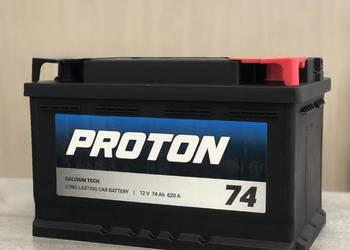 Akumulator PROTON 74Ah 620A EN PRAWY PLUS wysoki