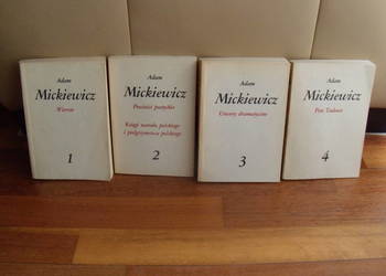 A. Mickiewicz Wiersze, Powieści poetyckie, Utwory dramatyczn