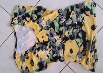 38-40, koszulka, bluzeczka, kwiecista, na lato, pastelowa