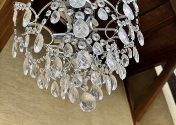 Żyrandol kryształowy lampa wisząca sufitowa ozdobna oświetlenie