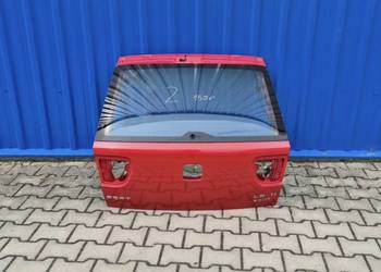 GOŁA KLAPA BAGAŻNIKA Z SZYBĄ SEAT LEON I ( 1 ) CZEWONA MALINOWA