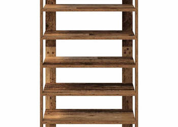 Półka na buty stare drewno 61x32x105 cm WM-859867
