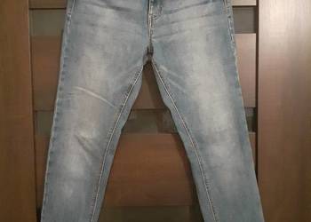 spodnie jeansowe rurki elastyczne S M