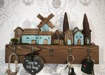 Wieszak na klucze dekoracja ścienna