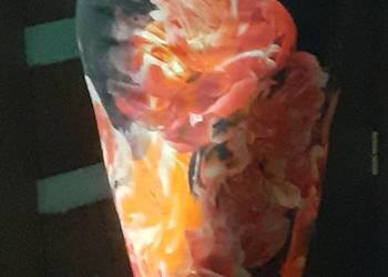spódnica ołówkowa elastyczna w kwiaty M