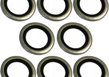 KOMPLET 10x Podkładka Metal Guma M/G 1/4'' - NYPEL [8130]