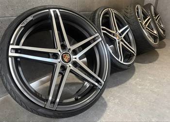 20 cali Porsche 911 Cayman felgi koła komplet 5x130 8.5J ET45 11J ET65