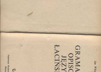 Gramatyka opisowa języka łacińskiego - Wikarjak
