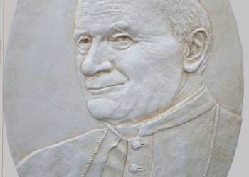 Portret- płaskorzeźba Św. Jan Paweł II