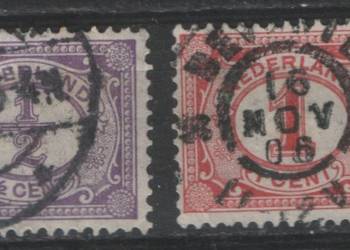 Zn.  Holandia Mi 49, 50  kas 1899