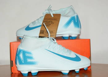 BUTY PIŁKARSKIE NIKE JR SUPERFLY 10 CLUB MERCURIAL FG/MG 38,5 FQ8318 400