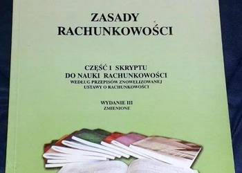 Zasady rachunkowości - Cz. 1 Skrypt do nauki rachunkowości