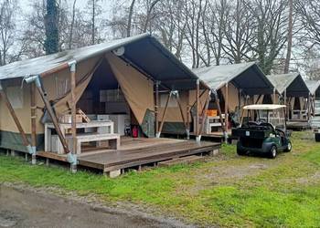 Segment kuchenny kamping, glamping, pole namiotowe