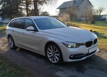 BMW 3 F31 320d Lift automat 190KM Sportline pakiet Mperformance Biała perła