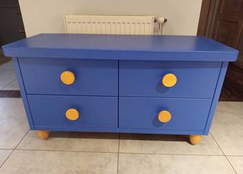 komoda niebieska IKEA Mamut 106 x 57 x 43