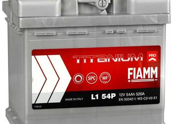 Akumulator 54Ah 520A FIAMM TITANIUM PRO 12V  Prawy Plus