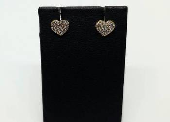 Nowe złote kolczyki próby 585 - 1,23g