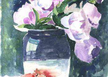 OBRAZ =martwa natura =akryl,olej=OWOCE =