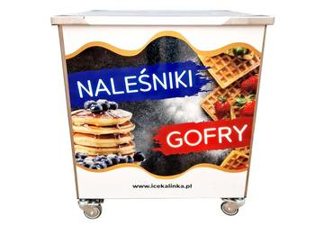 Wózek ze stali nierdzewnej Gofry Naleśniki – stolik 72x60x84cm