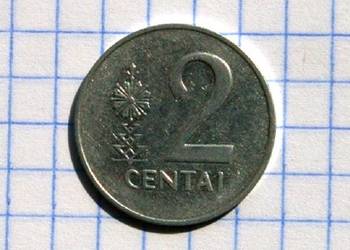 2 CENTAI ( 2 CENTY ) 1991 ROK - LITWA