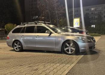 BMW E61 523i Touring 2.5 177KM • Automat • Panorama • Skóra • Bogate wyposa