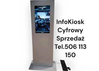 InfoKiosk Multimedialny Dotykowy -Nowy Ekran z komputerem WiFi