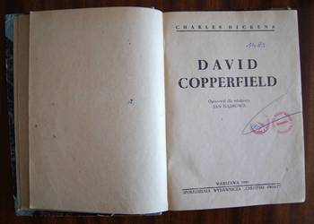 Karol Dickens - David Copperfield - 1949