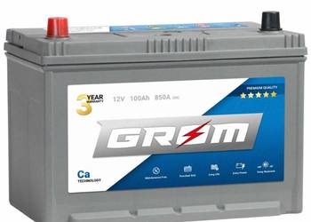 Akumulator 100Ah 850A GROM Premium  Japan Lewy plus