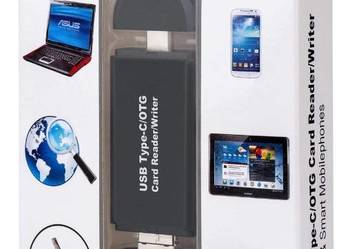 NOWY czytnik kart OTG SD TYPE C USB PC