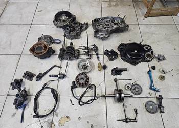 Silnik AM6 części wał cylinder kapa skrzynia Magneto kopka tryb kartery