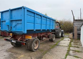 Przyczepa rolnicza/budowlana 14 ton ładowności, Fruehauf, kiper do tyłu