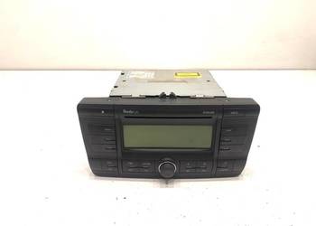 RADIO SKODA OCTAVIA II 1Z0035161B 04-13 ODTWARZACZ MULTIMEDIA, STEREO