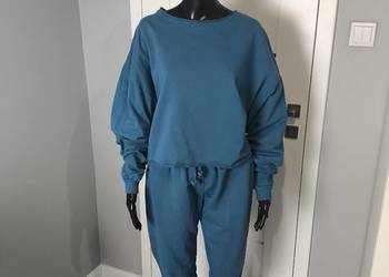 Dres damski komplet dresowy Made In Italy rozmiar uniwersalny odcień morski