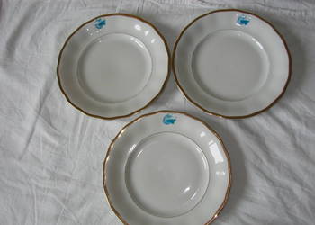 Stocznia Gdańska porcelanowy talerz Karolina PRL