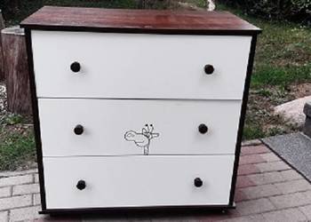 Komoda z przewijakiem i regał KLUPŚ SAFARI Żyrafka