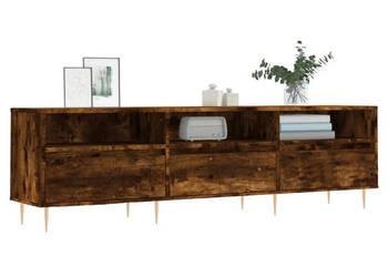 Szafka pod TV przydymiony dąb 150x30x445 cm WM-831273