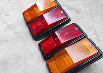 Fiat-125p lampy tylne (kompl. uszczelki+ osłony) MR-75