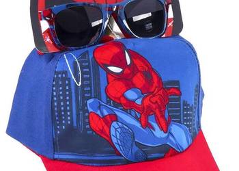 Zestaw Czapka Okulary Przeciwsłoneczne Spiderman Czapeczka