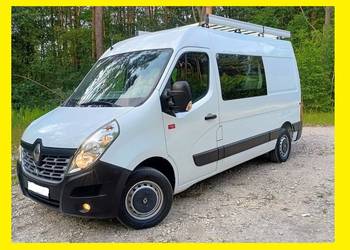 Renault Master 2,3 DCI 130KM Dubel Kabina Brygadówka Klima Kamera Bagażnik