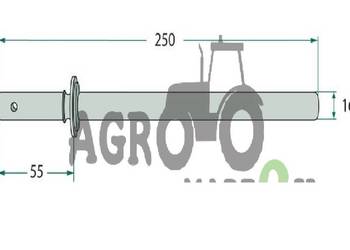 84161891, 84161888 PALEC ŚLIMAKA 16x250 CNH