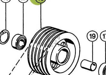 Claas Lexion 570 Rolka Prowadząca Napędu Młocarni 0006678680 00 0667 868 0