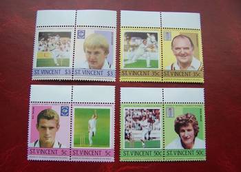 St. Vincent 1985 MNH Sport Krykiet