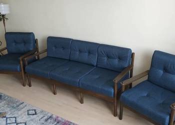 Sofa i dwa fotele PRL