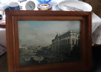 Obraz w GRUBEJ  ramie PLAC KRASIŃSKICH Obraz w GRUBEJ  ramie PLAC KRASIŃSKICH