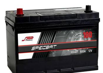 Akumulator 100Ah 680A SPECBAT Japan L/P+ Tczew Czerwonego Kapturka 7