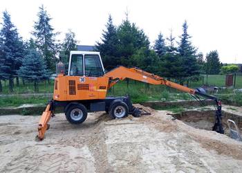 Kiefer BOKI 6551 KOPARKA Cmentarna do kopania grobów Teleskop Chwytak