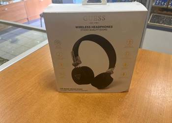 Słuchawki Nauszne GUESS Wireless Headphones BT 5.3 Czarne 32h Bateria